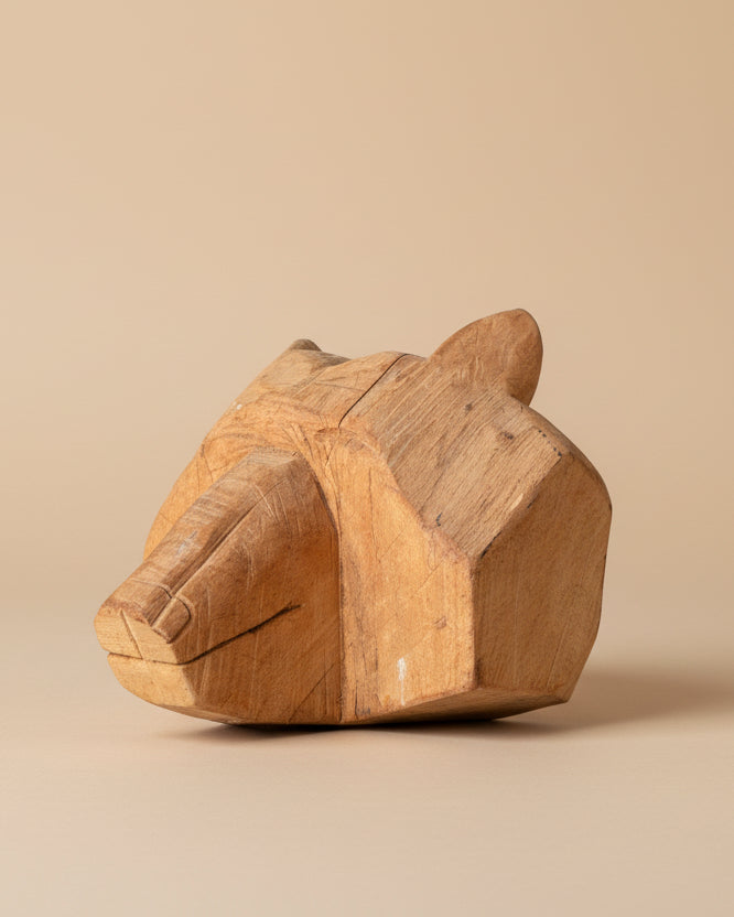 Folk Art Bear Head