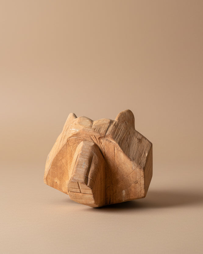 Folk Art Bear Head