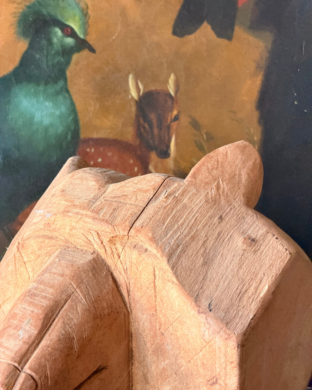 Folk Art Bear Head