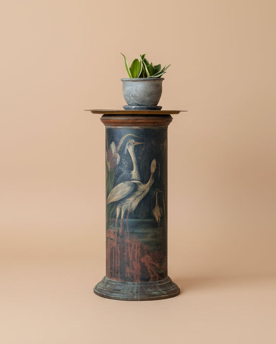 Painted Copper Umbrella Stand