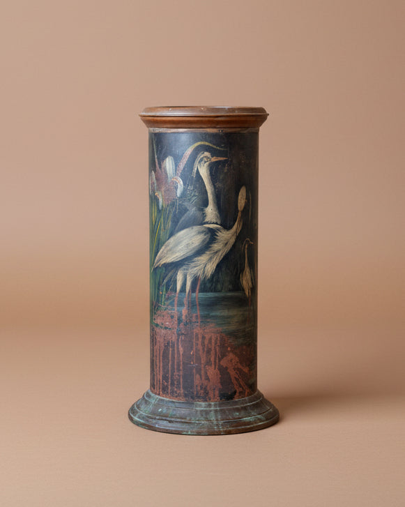 Painted Copper Umbrella Stand