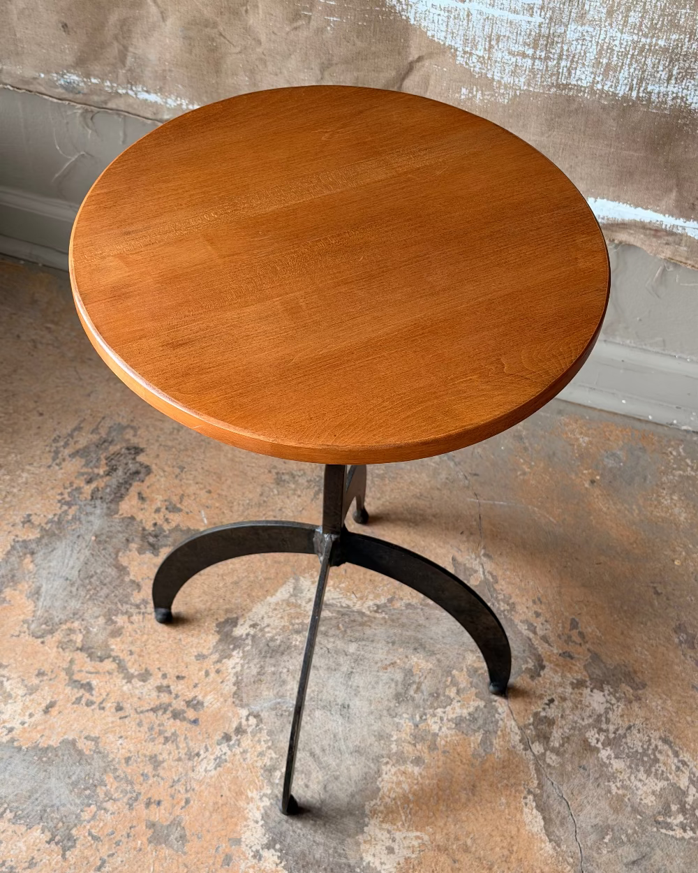 Twisted Iron Side Table