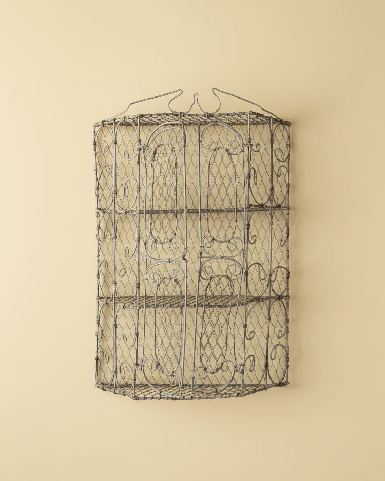 Whimsical Wire Wall Cabinet