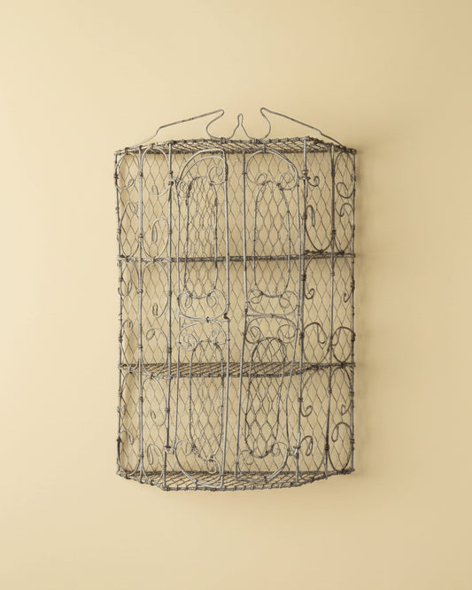 Whimsical Wire Wall Cabinet