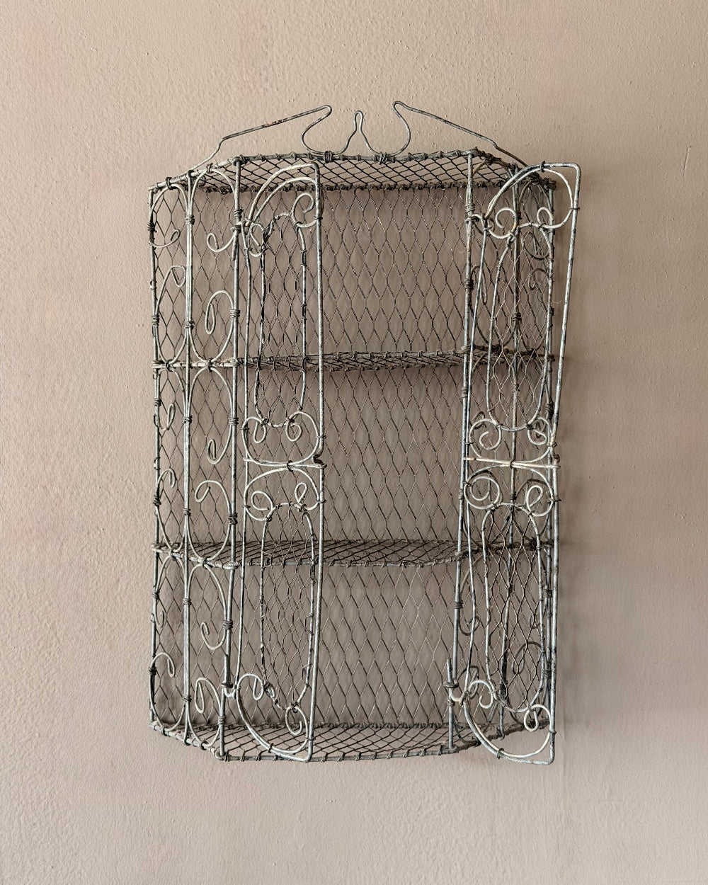 Whimsical Wire Wall Cabinet