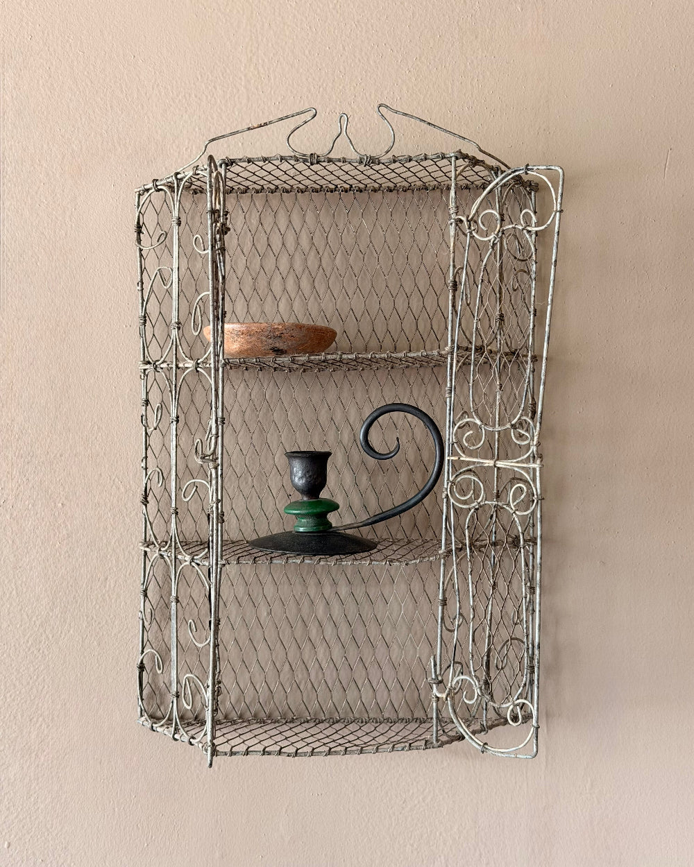 Whimsical Wire Wall Cabinet