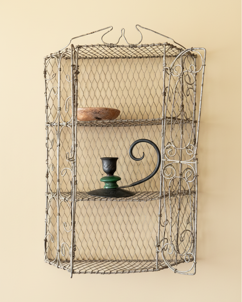 Whimsical Wire Wall Cabinet