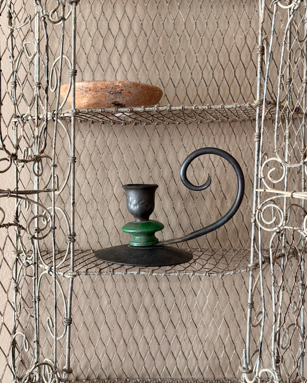 Whimsical Wire Wall Cabinet