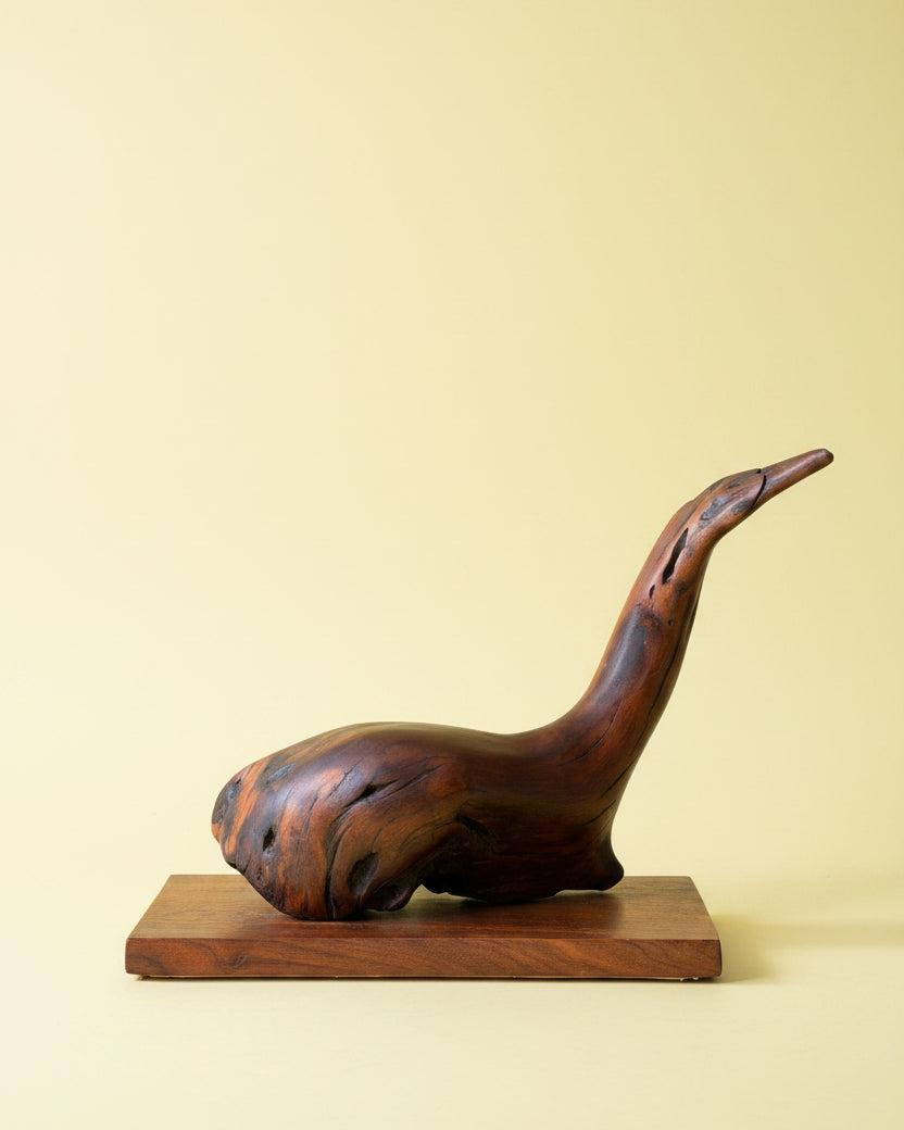 Folk Art Rosewood Waterfowl