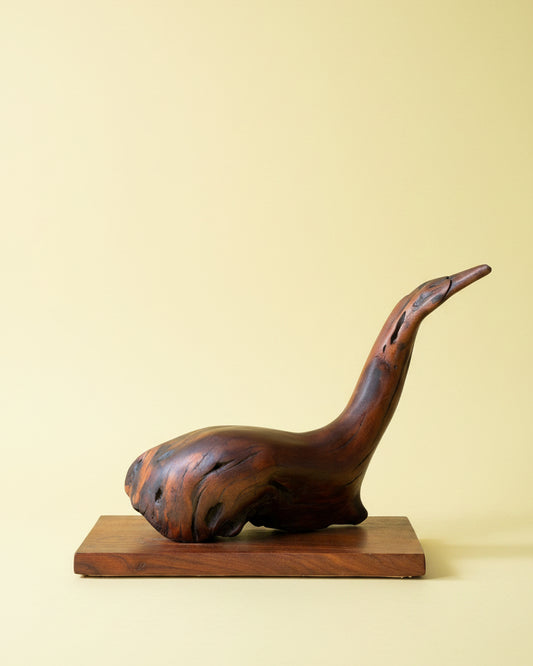 Folk Art Rosewood Waterfowl