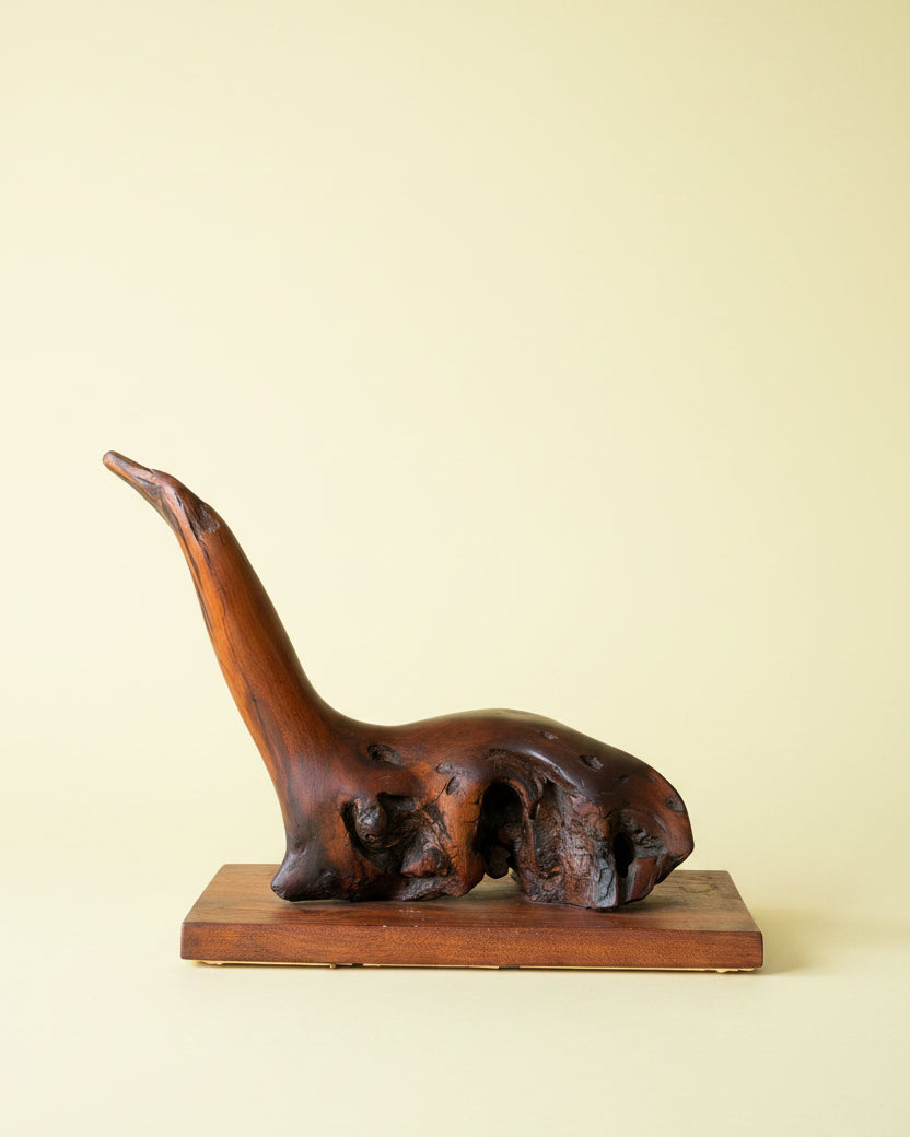 Folk Art Rosewood Waterfowl