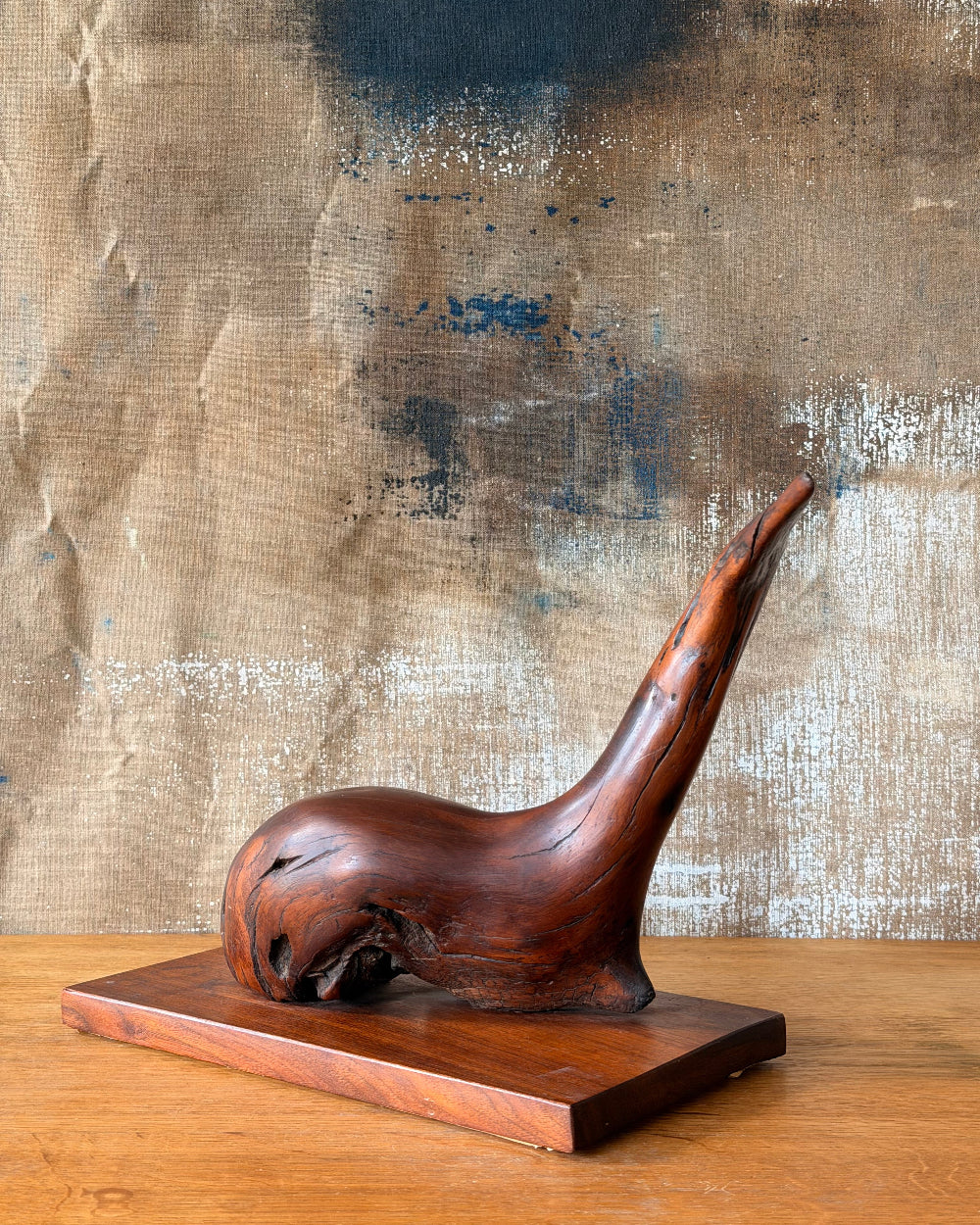 Folk Art Rosewood Waterfowl