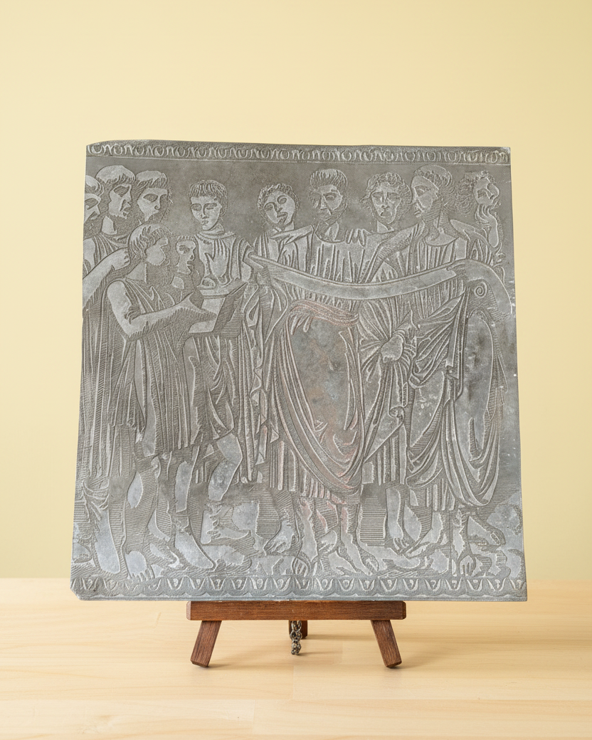 Classical Roman Metal Relief