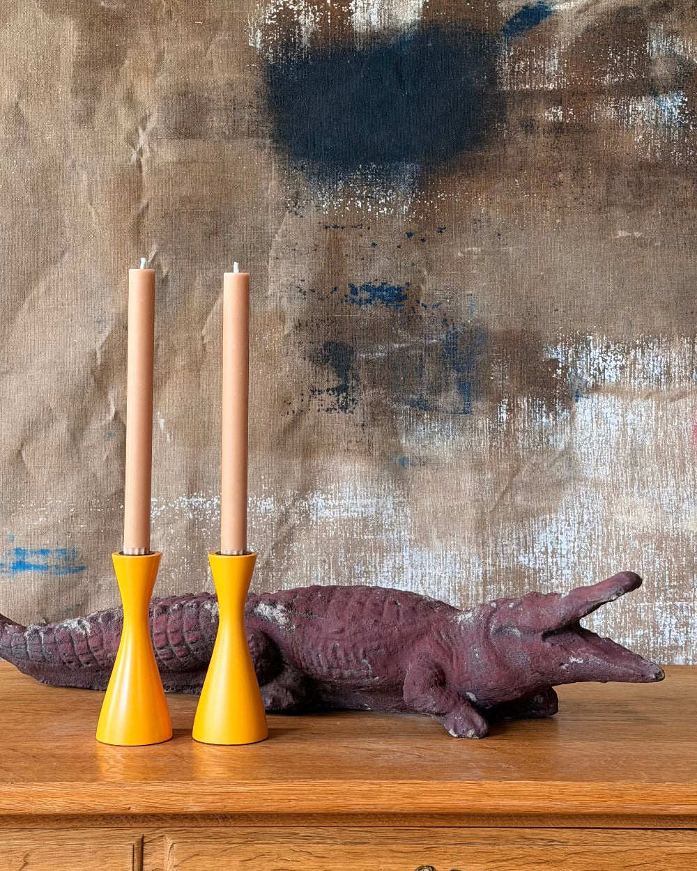 Painted Concrete Alligator