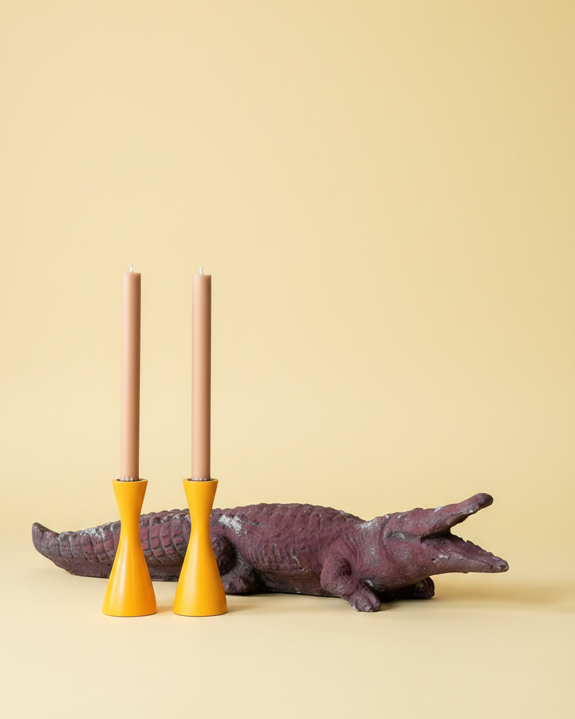 Painted Concrete Alligator