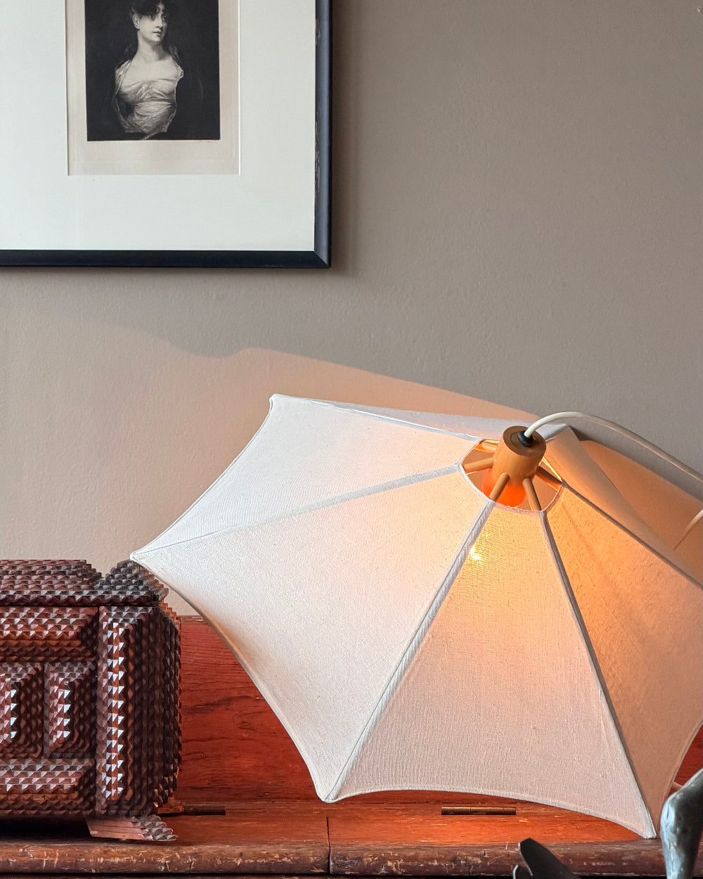 Framed Portrait Etching