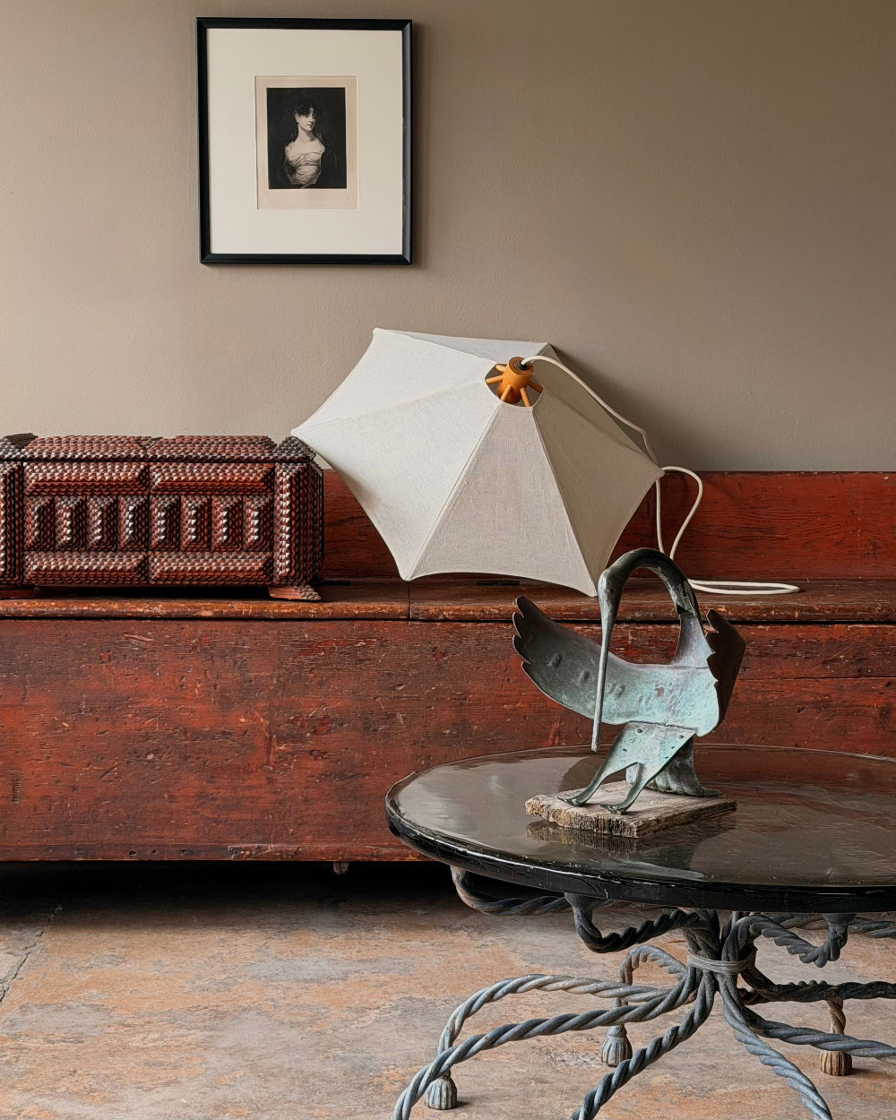 Trompe L'oeil Rope Coffee Table