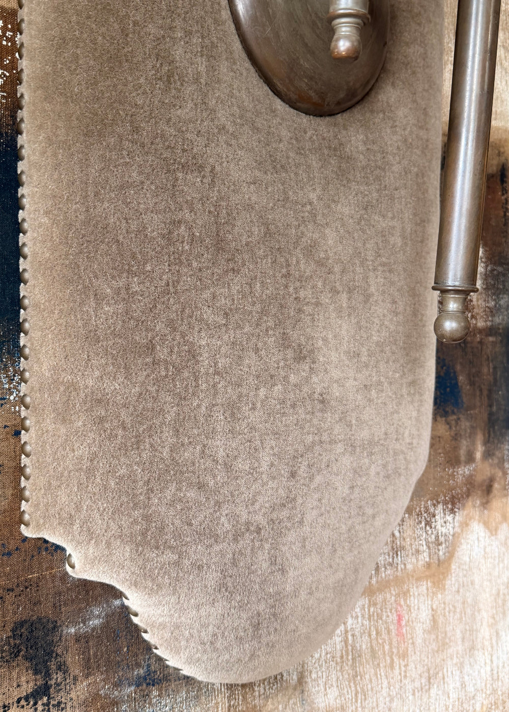 Double Arm Wall Sconces | Mohair Panels