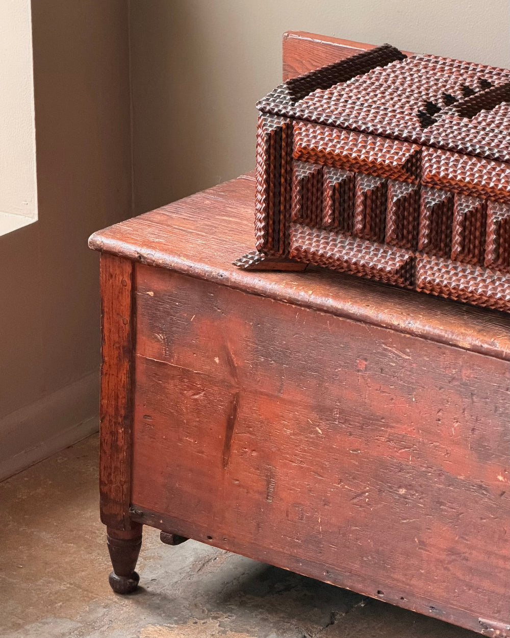 Shaker Style Storage Bench