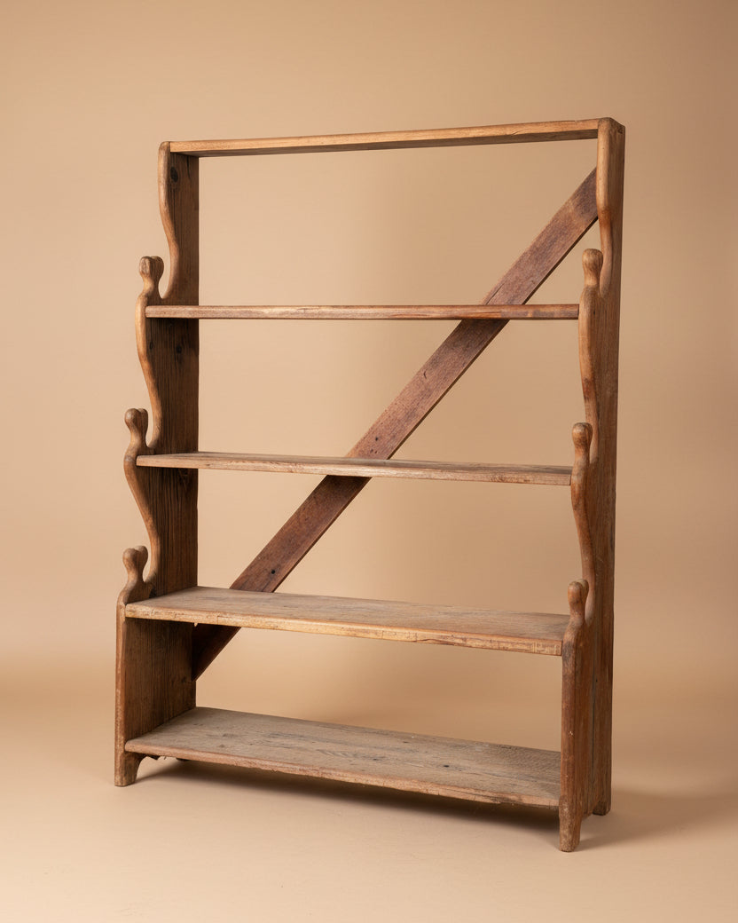 Folk Art Graduated Bookshelf