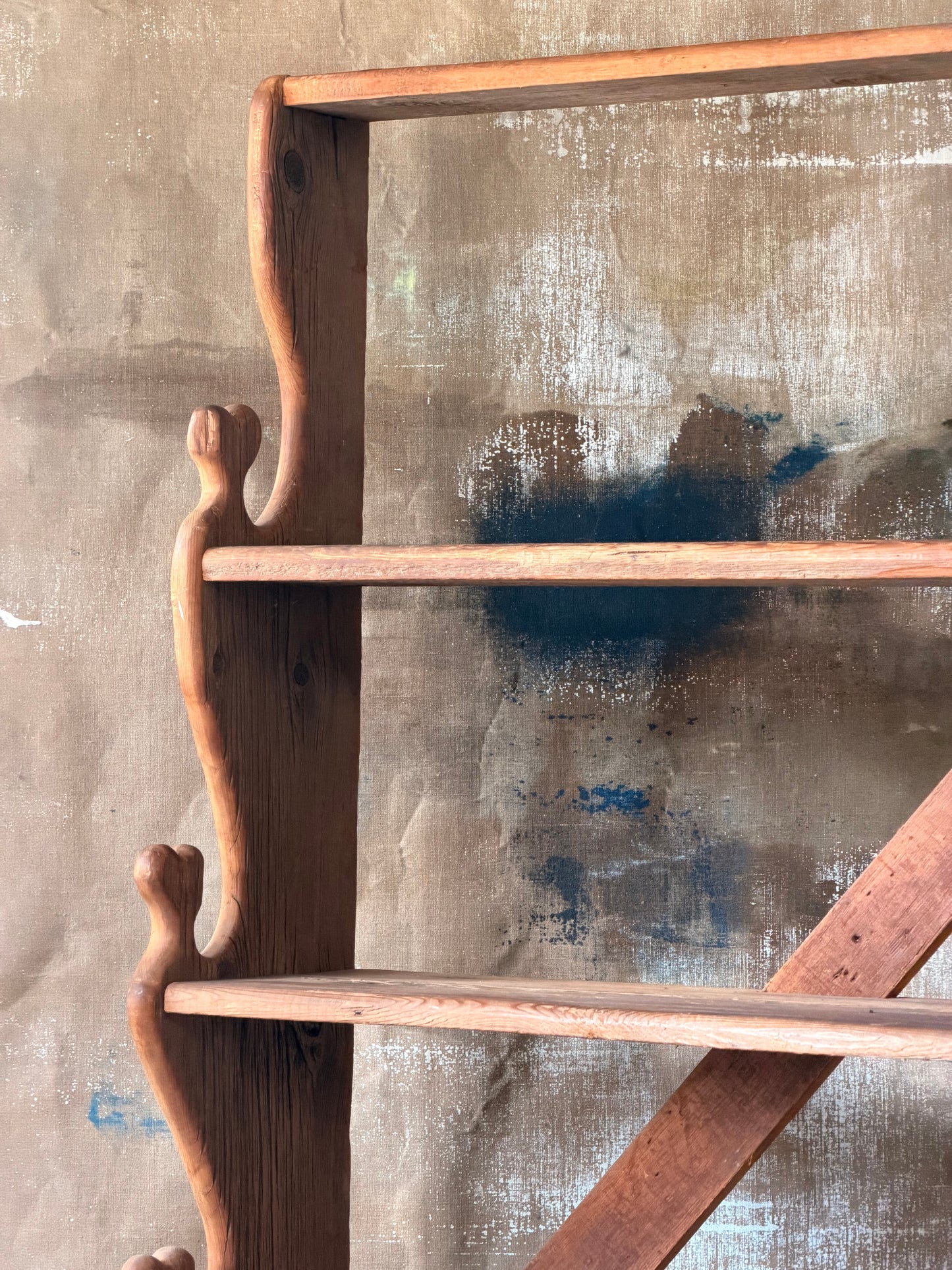 Folk Art Graduated Bookshelf