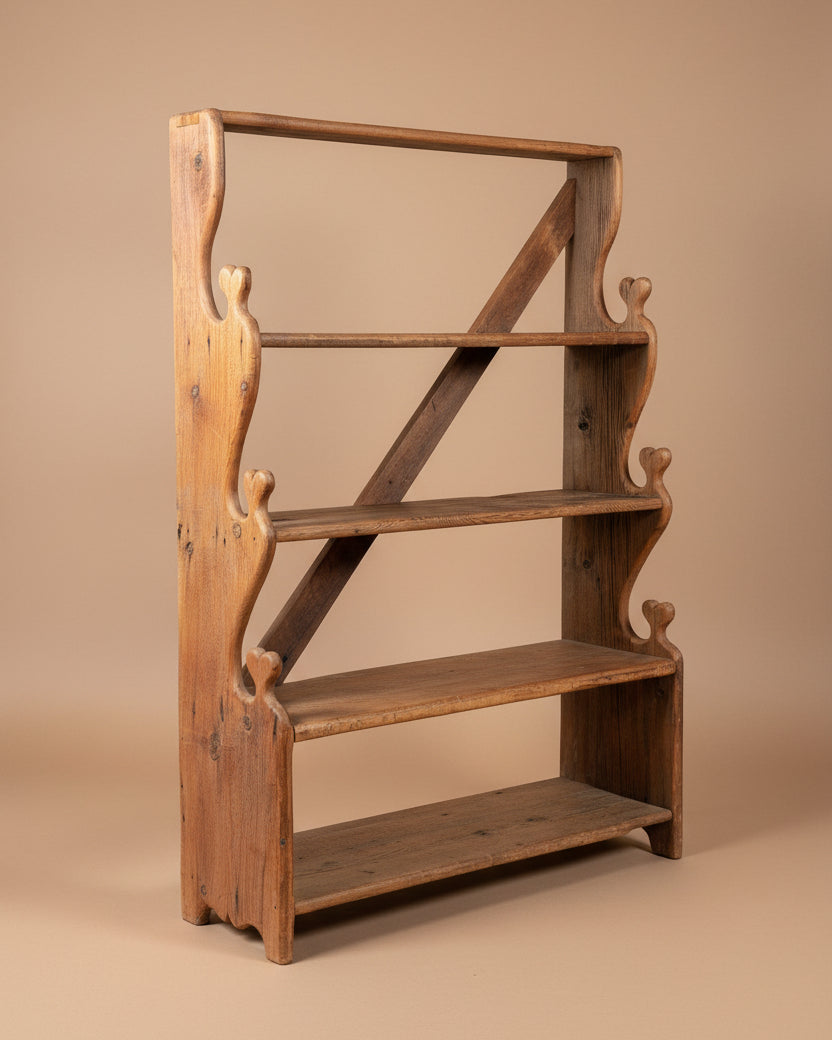 Folk Art Graduated Bookshelf