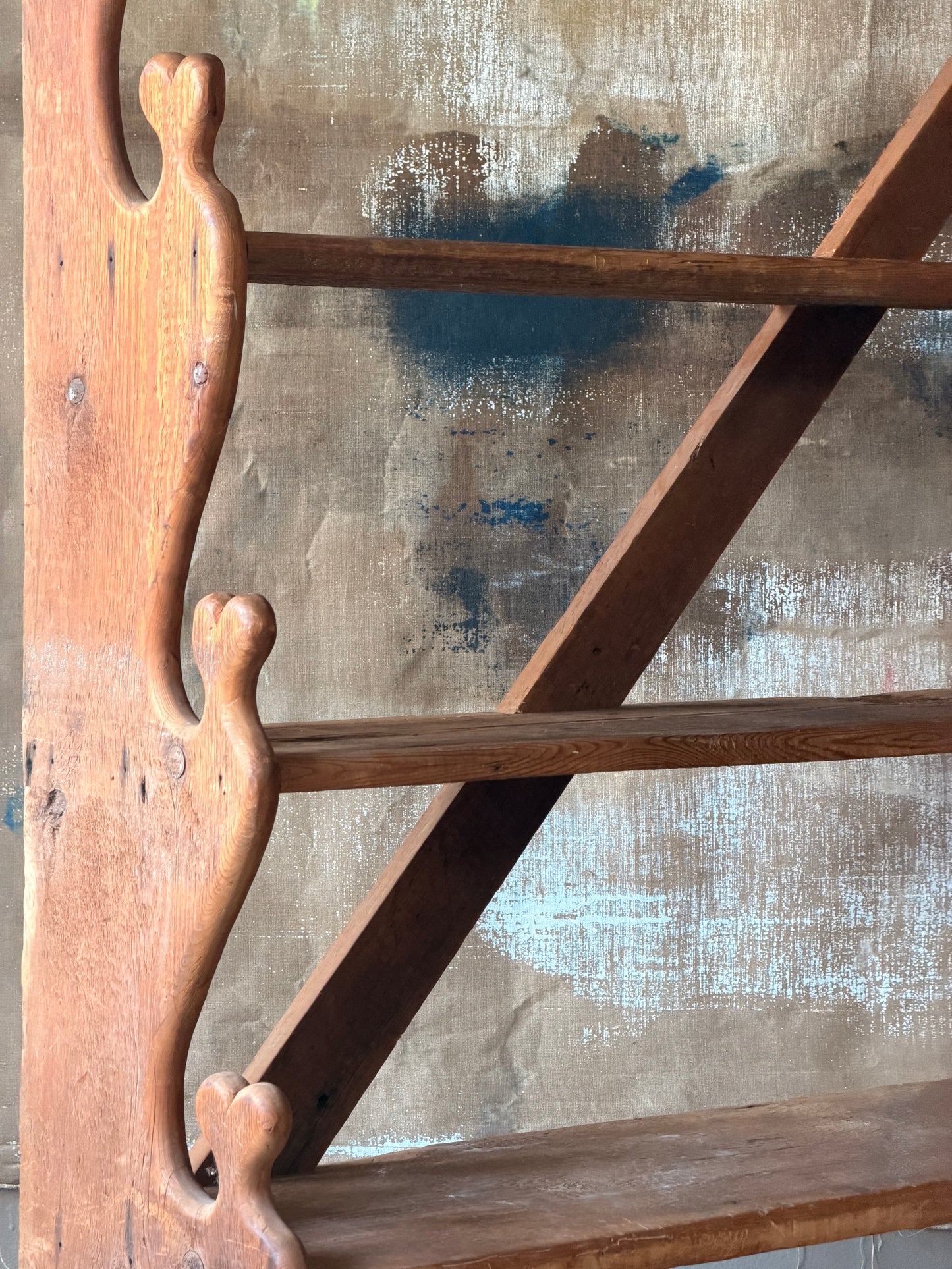 Folk Art Graduated Bookshelf