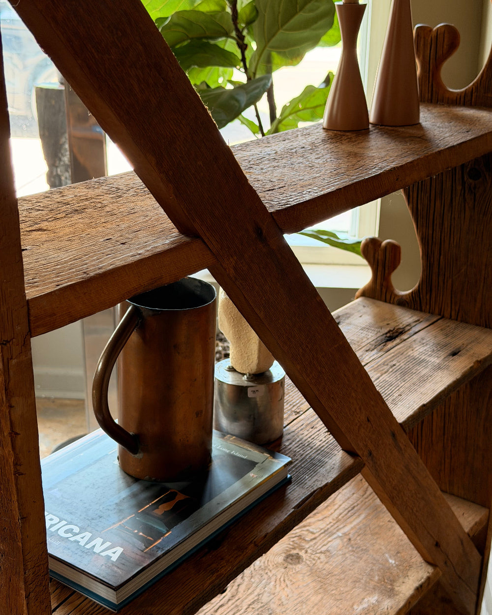 Folk Art Graduated Bookshelf