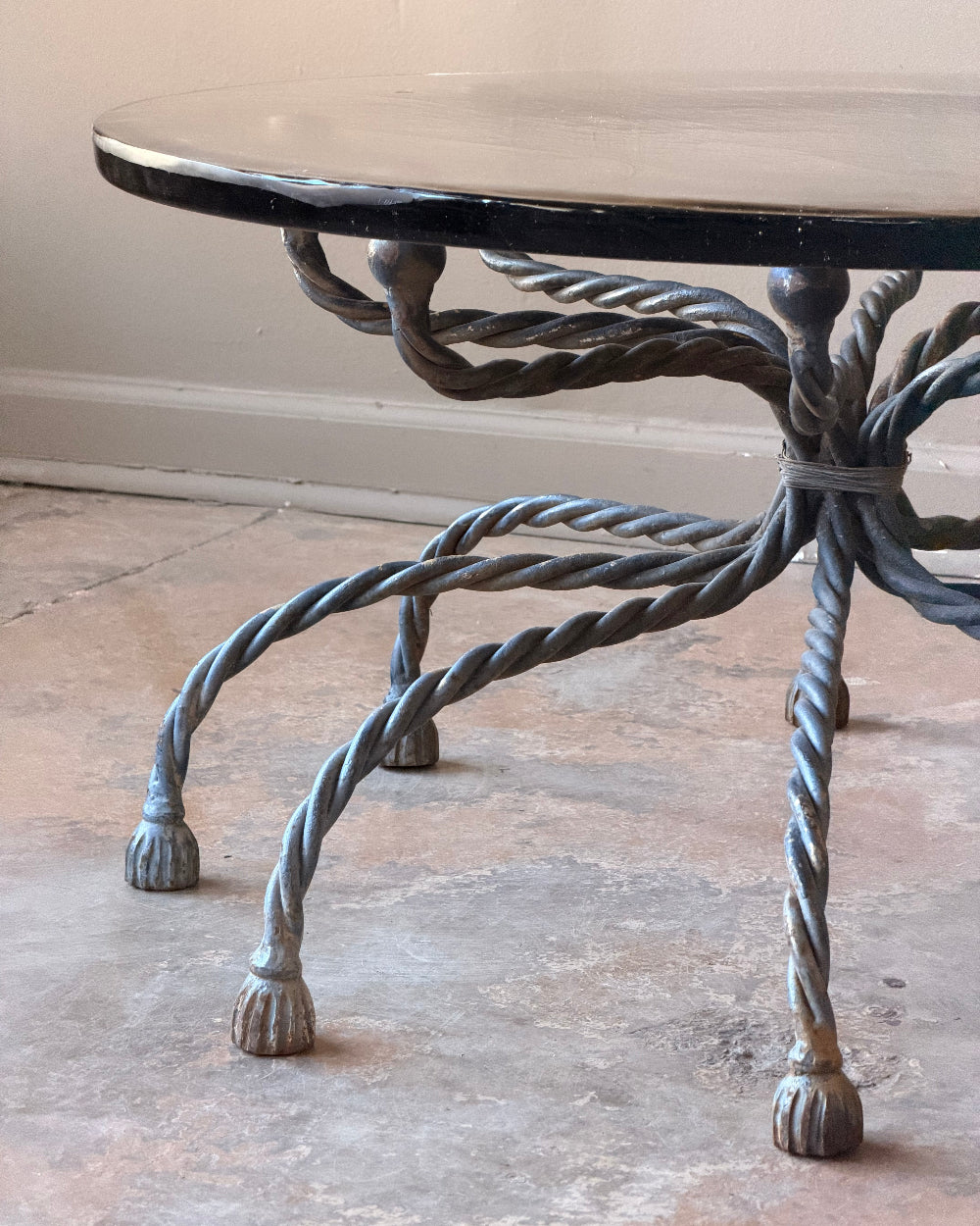 Trompe L'oeil Rope Coffee Table