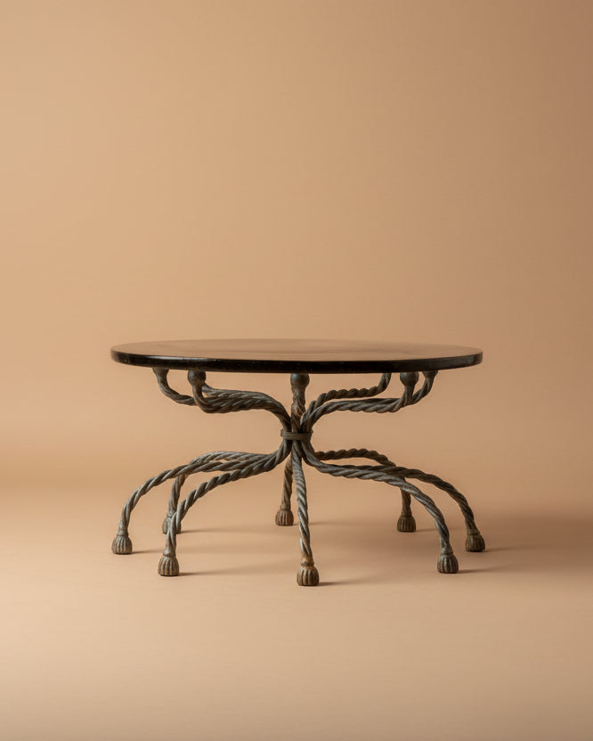 Trompe L'oeil Rope Coffee Table