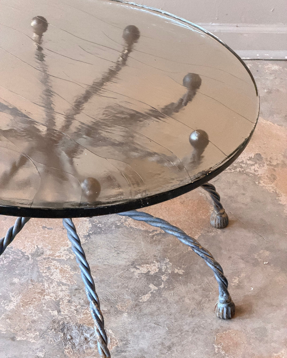 Trompe L'oeil Rope Coffee Table