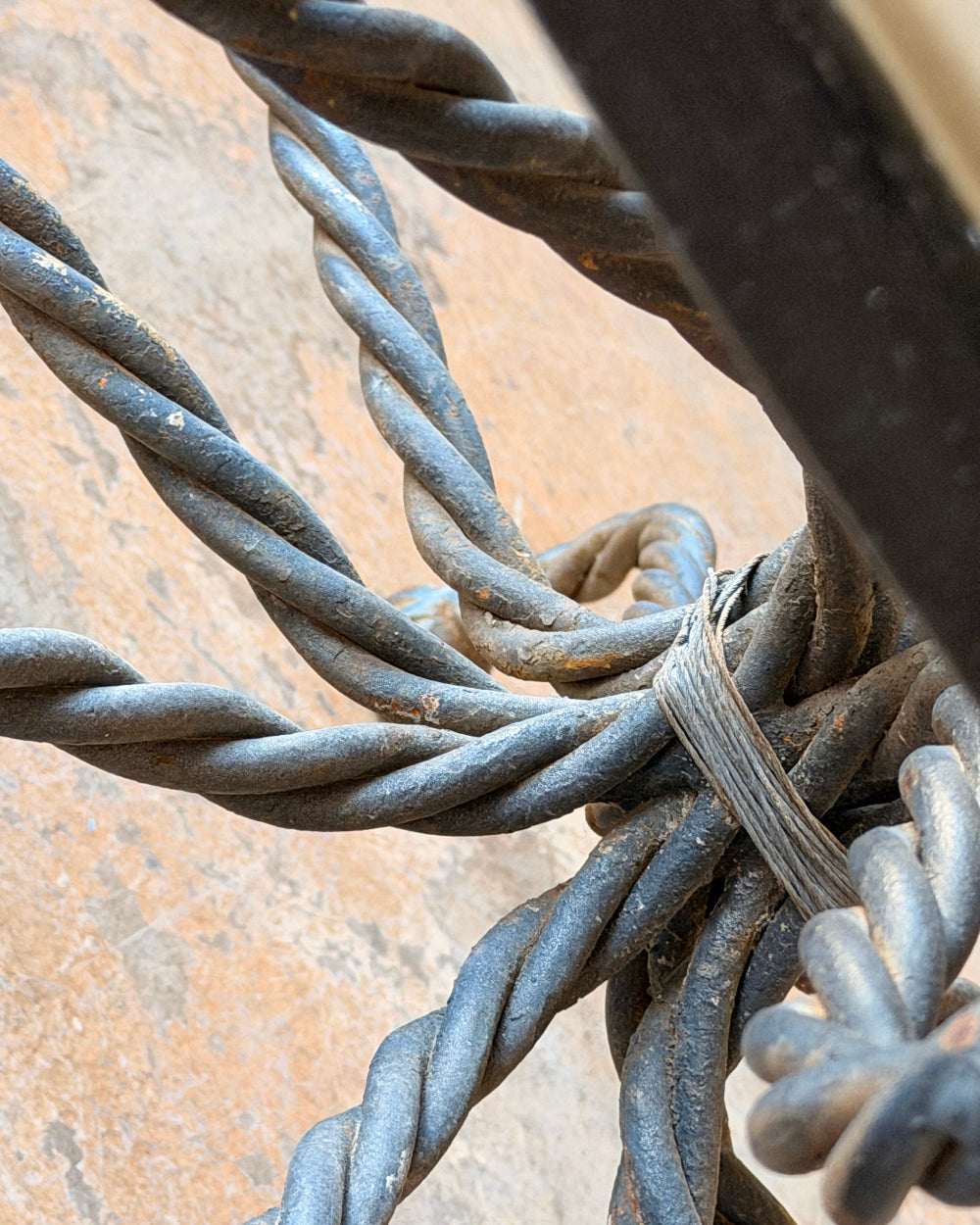 Trompe L'oeil Rope Coffee Table