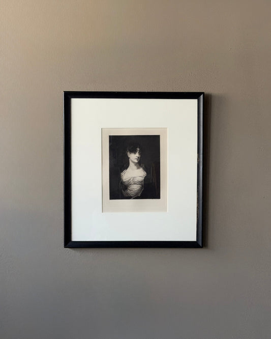 Framed Portrait Etching