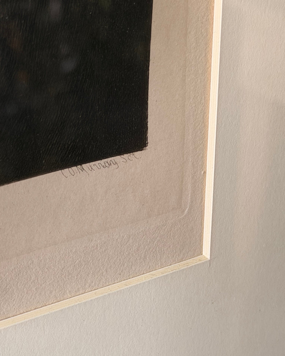 Framed Portrait Etching