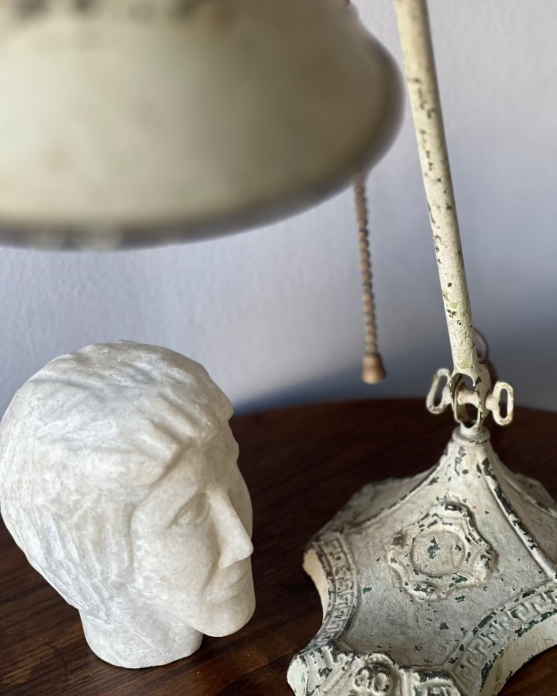 Antique Articulating Library Lamp