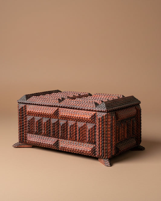 Monumental Tramp Art Box