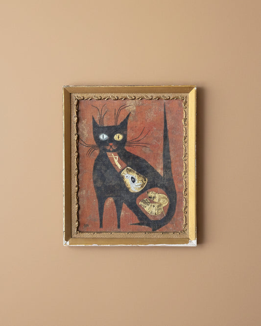 Mixed Media of Cat | Gordon Laite