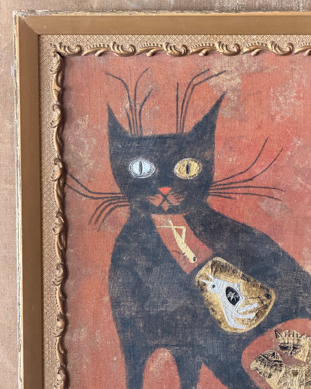 Mixed Media of Cat | Gordon Laite