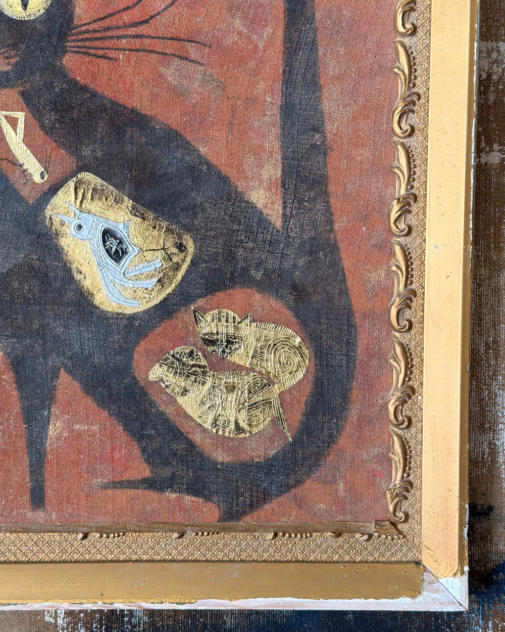 Mixed Media of Cat | Gordon Laite