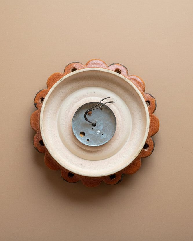 Scalloped Fat Lava Sconce