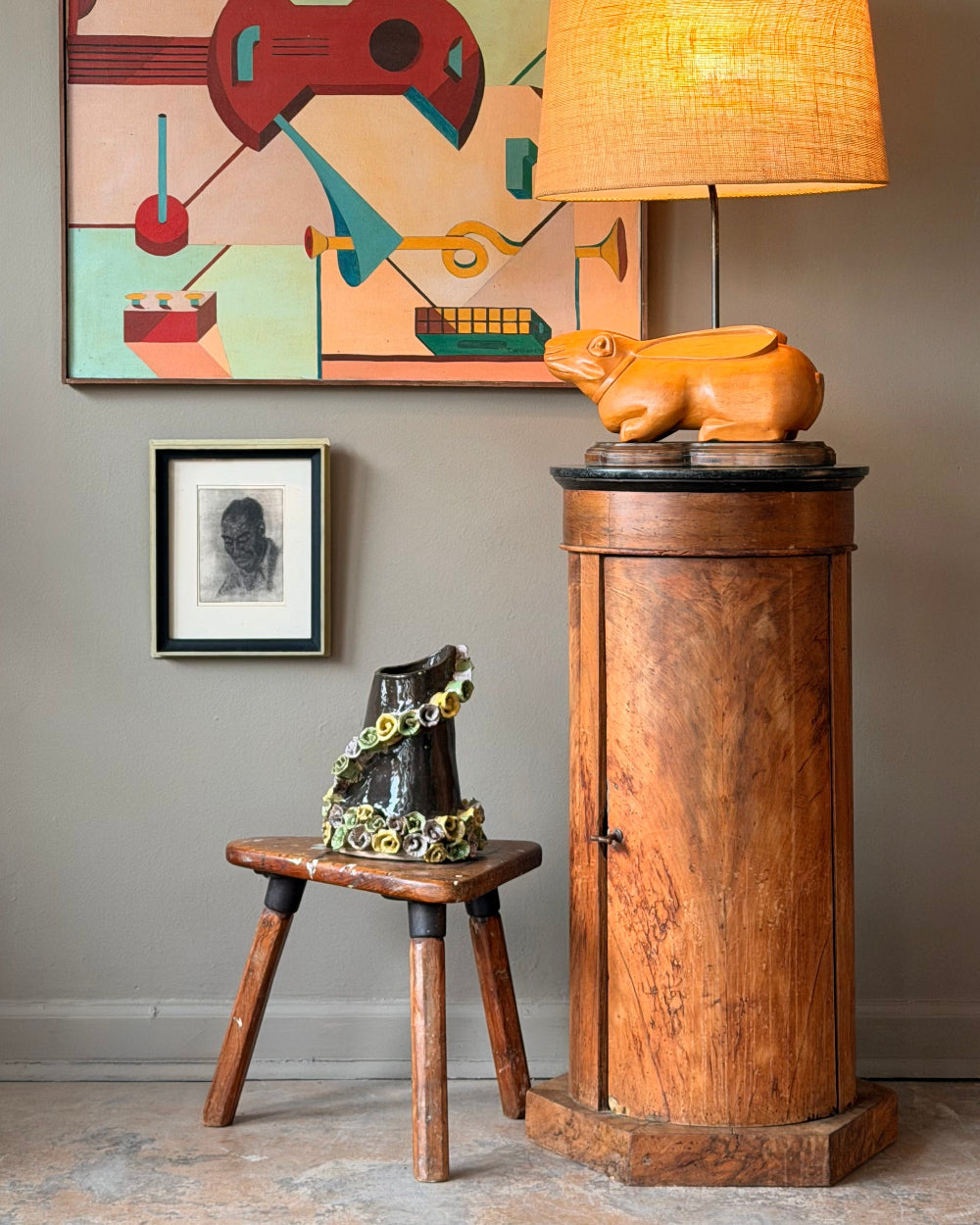 Three Legged Milking Stool