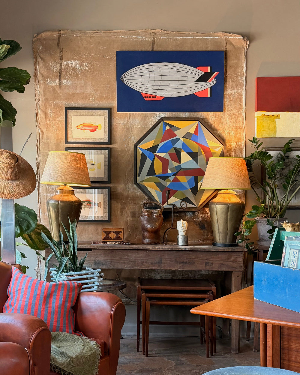 Zeppelin Silkscreen | c. 1960's