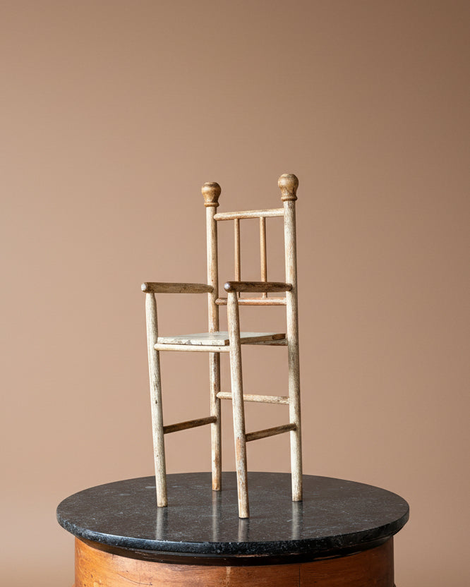 Simple Doll Chair in Ivory