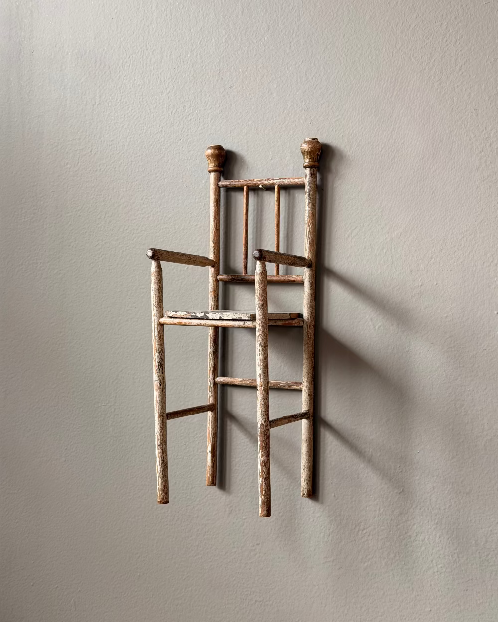 Simple Doll Chair in Ivory