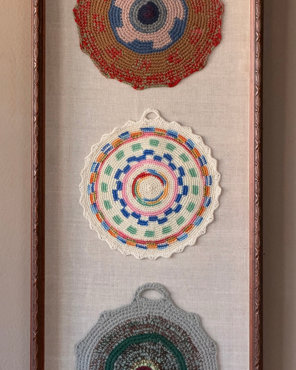 Framed Crochet Mandalas
