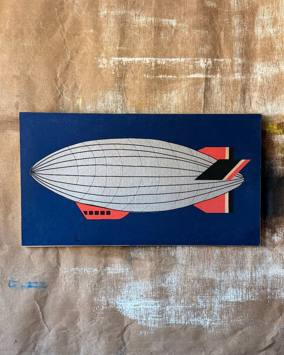 Zeppelin Silkscreen | c. 1960's