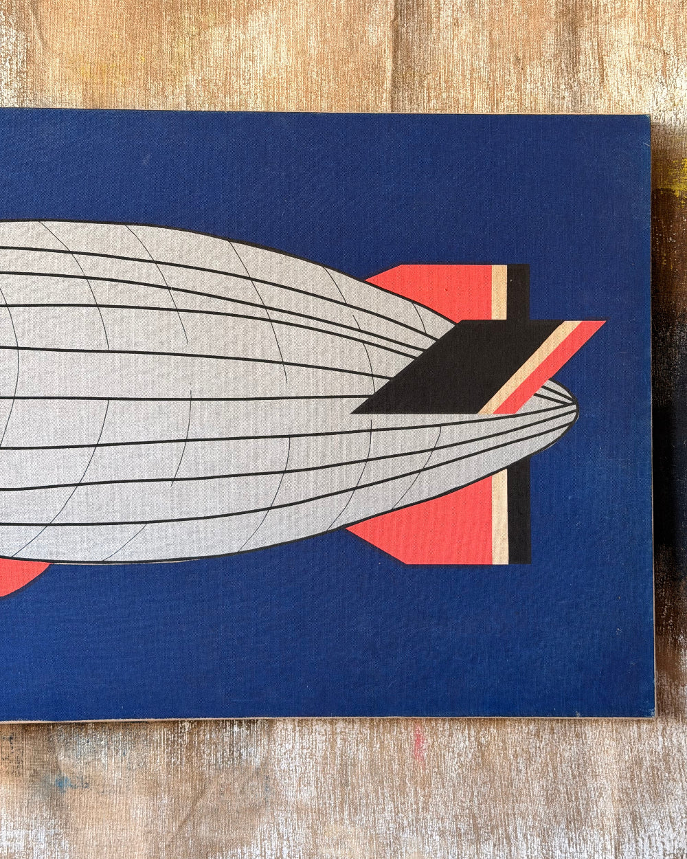 Zeppelin Silkscreen | c. 1960's