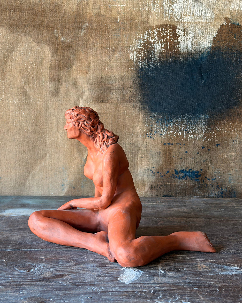 Nude Figure in Resting Pose