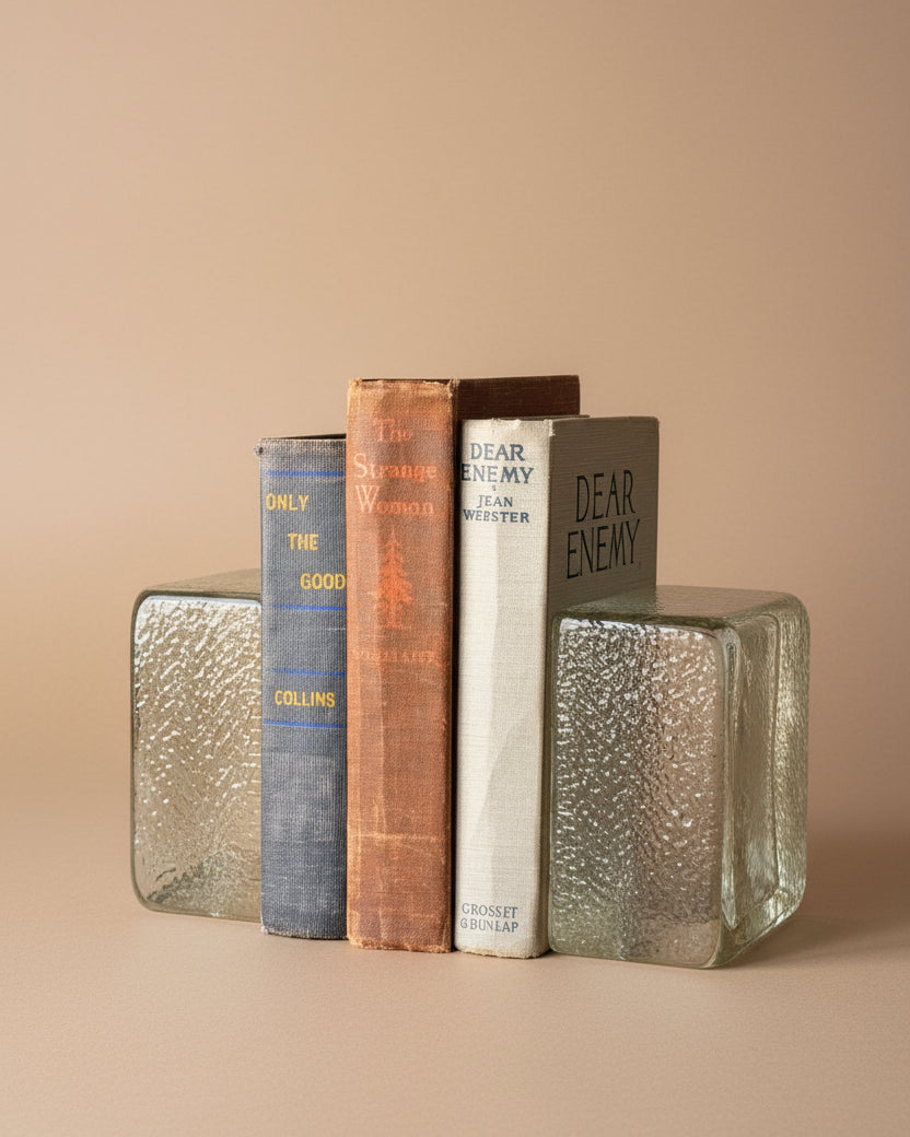 Ice Block Bookends | Blenko