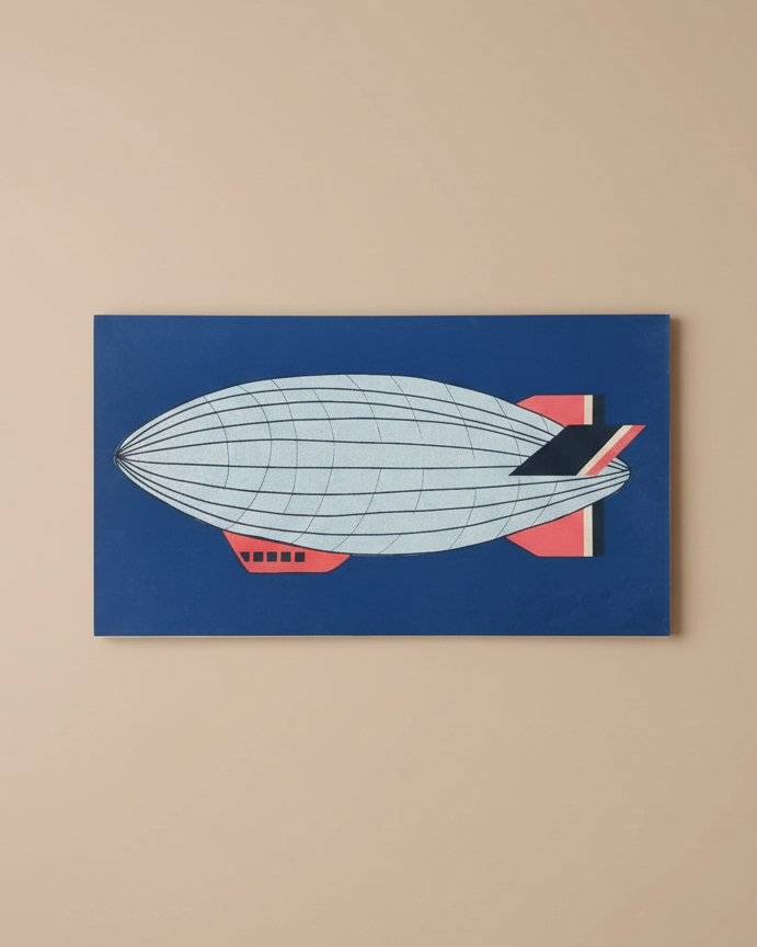 Zeppelin Silkscreen | c. 1960's